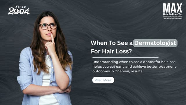 When Should You See a Doctor for Hair Loss? Image